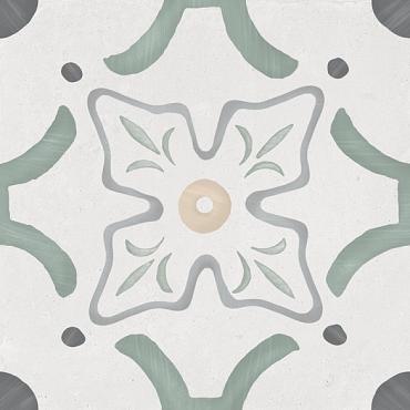Sharqi Green Flower 22,3x22,3x0,9