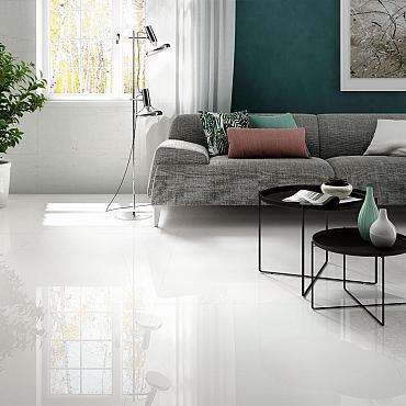 Kerlite Black&White 100x100x0,55 Ultrawhite Glossy