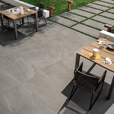 Limestone 90x90x2 Oyster Fiammata Ret