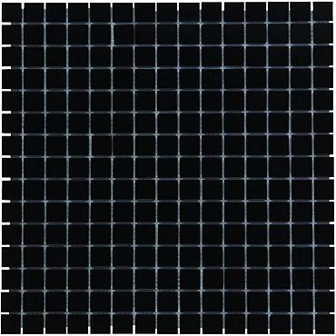 Amsterdam 32,2x32,2x0,4 Black Black Soft Grain Glass Basic Serie Square