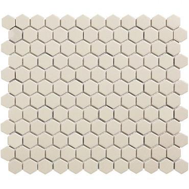London 26x30x0,5 White R11 Porcelain Unglazed Hexagon