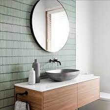 Sevilla 28,2x30,8x0,8 Light Green speckle Glossy Porcelain Glazed Mini Finger