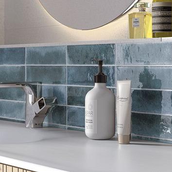 Jasy 6x24,6x0,8 Turquoise Brillo