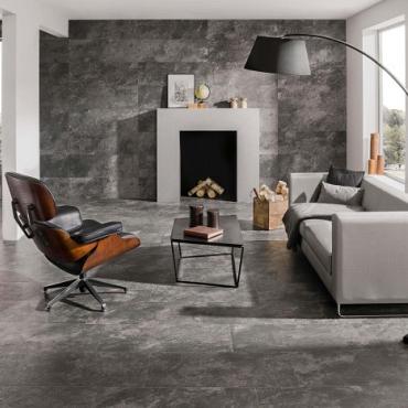 Image 40x80x1 Zilver vloertegel