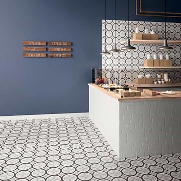 Patchy B&W 01 20x20x0,9 zwart