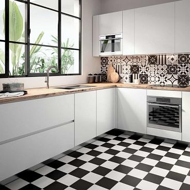 Patchy B&W 20x20x0,9 zwart