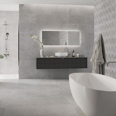 Maison ca. 90x90x1,1 Street Grey