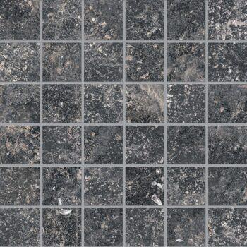 Unika 30x30x0,95 Belgium Antiek Mosaic Anthracite Nat