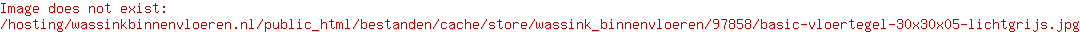 Basic vloertegel 30x30x0,5 Lichtgrijs