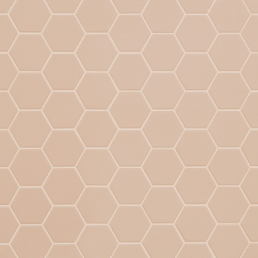 Hexa 31,6x31,6x0,4 rosy blush matt mosaico