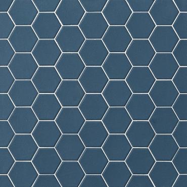 Hexa 31,6x31,6x0,4 Aegean Blue Mat