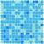 Amsterdam 32,2x32,2x0,4 Blue mix Soft Grain Glass Basic Serie Square