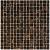 Amsterdam 32,2x32,2x0,4 Brown Golden Vein Glass Gold Serie Square