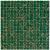 Amsterdam 32,2x32,2x0,4 Medium Green Golden Vein Glass Gold Serie Square