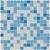 Amsterdam 32,2x32,2x0,4 Light Blue mix Soft Grain Glass Basic Serie Square