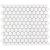 Barcelona 26x30x0,6 White Matt Porcelain Glazed Hexagon