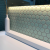 Barcelona 28,1x32,5x0,6 Light Green Edge Glossy Porcelain Glazed Hexagon