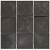 Kasba 29,7x29,7x0,65 Black Matt R10 Porcelain Glazed Square