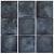 Kasba 29,7x29,7x0,65 Indigo Glossy Porcelain Glazed Square