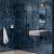 Kasba 29,7x29,7x0,65 Indigo Glossy Porcelain Glazed Square