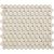 London 26x30x0,5 White R11 Porcelain Unglazed Hexagon