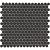 London 31,5x29,4x0,55 Black R11 Porcelain Unglazed Round