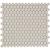 London 31,5x29,4x0,55 White R11 Porcelain Unglazed Round
