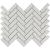 Paris 24,7x31,8x0,6 White Matt Porcelain Glazed Herringbone