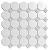Paris 29,5x29,5x0,6 White and Grey Matt + Glossy Porcelain Glazed Octagon