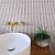 Sevilla 29,6x29,9x0,8 Vintage White Glossy Porcelain Glazed Finger