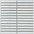 Sevilla 29,6x29,9x0,8 White with Blue speckle Glossy Porcelain Glazed Finger