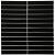 Sevilla 29,6x30x0,75 Black Glossy Porcelain Glazed Finger