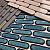 Sevilla 30x30x0,6 Grey-Blue Speckle Glossy Porcelain Glazed Oval Finger