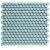 Venice – Pennyround 31,5x29,4x0,55 Blue Grey Edge Glossy Porcelain Glazed Round