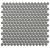 Venice – Pennyround 31,5x29,4x0,55 Dark Grey Glossy Porcelain Glazed Round