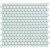 Venice – Pennyround 31,5x29,4x0,55 Extra White Glossy Porcelain Glazed Round