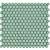 Venice – Pennyround 31,5x29,4x0,55 Light Green Glossy Porcelain Glazed Round