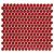 Venice – Pennyround 31,5x29,4x0,55 Red Glossy Porcelain Glazed Round