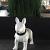 Beeld - Bulldog zwart/wit 50cm