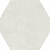 Europe 19,3x22x0,95 Esagona Bianco Ret