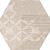 Fibre 25,5x29,4x0,95 Esagona Taupe Nat