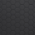 Hexa 31,6x31,6x0,4 black swan matt mosaico