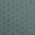 Hexa 31,6x31,6x0,4 green echo matt mosaico