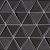 Effect 26x31x0,8 Triangle Black