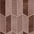 Rhomboid 29,8x29,8x0,8 Chocolate