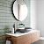 Sevilla 28,2x30,8x0,8 Light Green speckle Glossy Porcelain Glazed Mini Finger