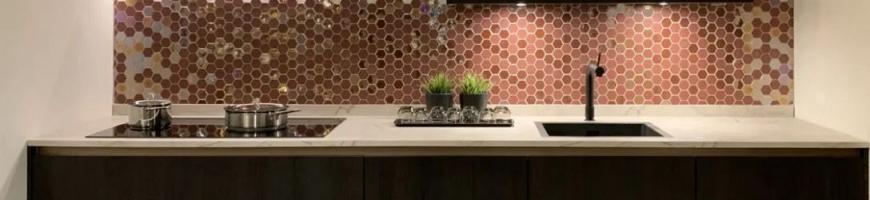 Keramische wandtegels - Hexagon