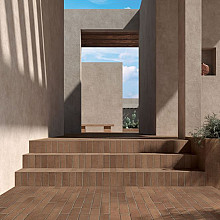 Terra Crea 80x80x1 Mattone Rettificato Rude R11