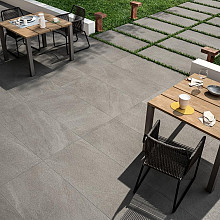 Limestone 90x90x2 Oyster Fiammata Ret