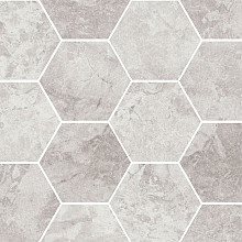 Antica 28,5x33,5x0,95 Grey Marble Mat Ret Hexagon